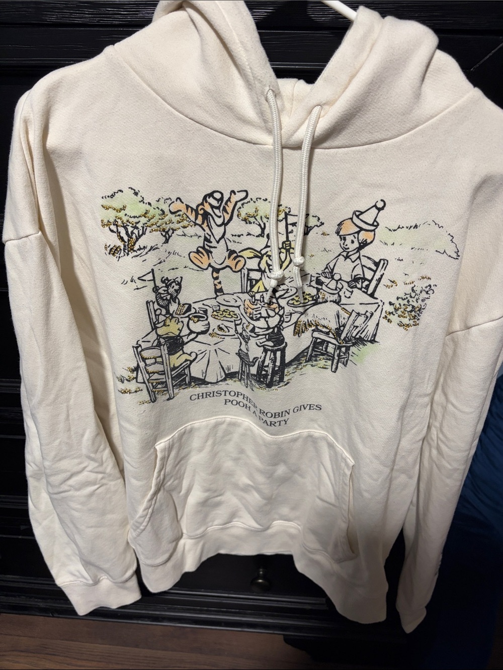 Disney Cream Christopher Robin & Winnie the Pooh Zip-Up Sweater